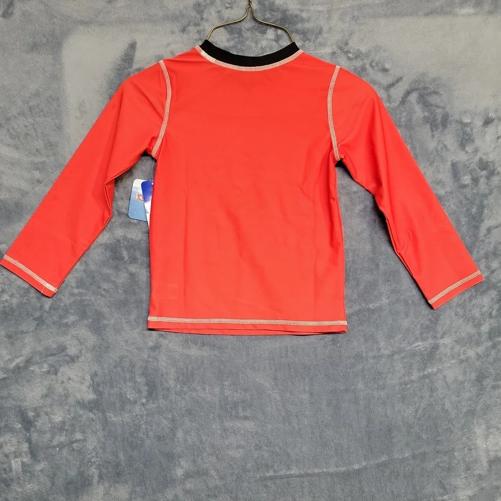 Boys Longsleeve Water Shirt 50+ UV Protection‎ Lightning McQueen, size 5T